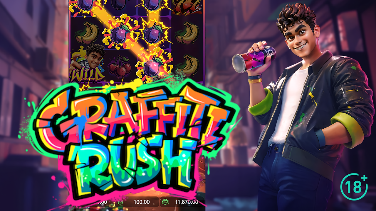 Graffiti Rush PG Soft Slot Online Paling Berwarna & Gacor